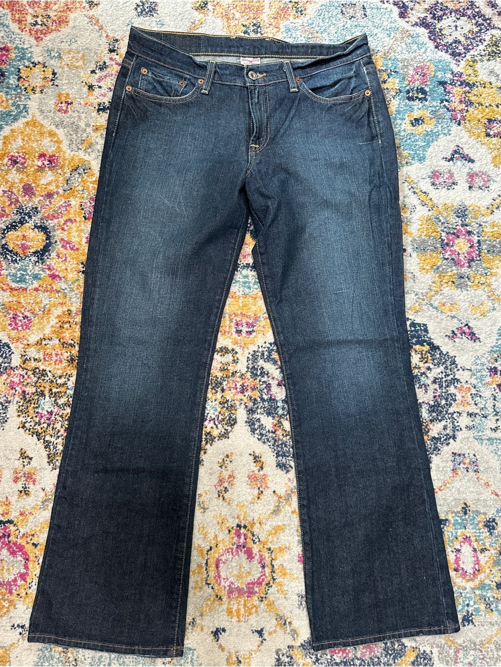 Lucky Brand Sweet N Low Short Jeans Size 10 30 Low Rise Bootcut OL Hipster Y2K